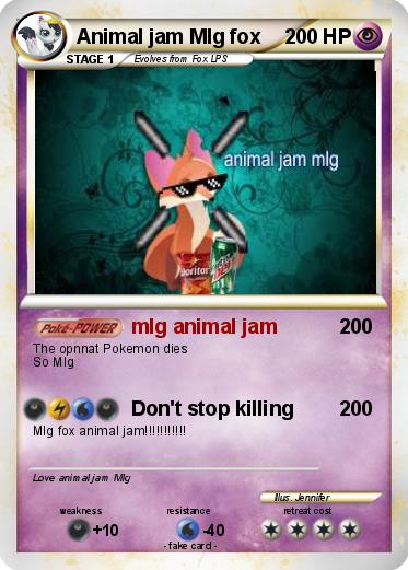 Pokemon Animal jam Mlg fox