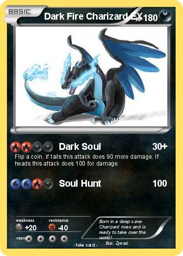 Pokemon Dark Fire Charizard EX
