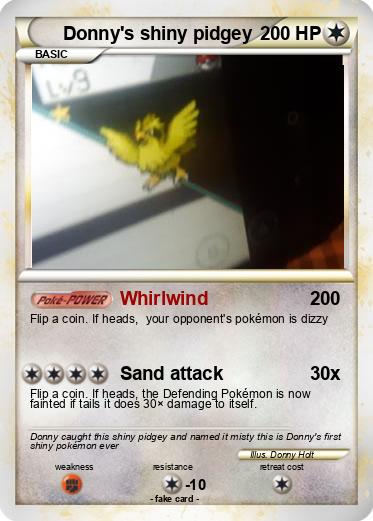 Pokemon Donny's shiny pidgey