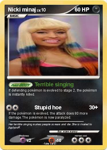 Pokemon Nicki minaj