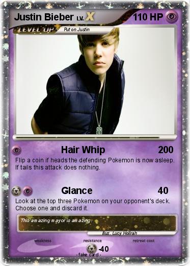 Pokemon Justin Bieber
