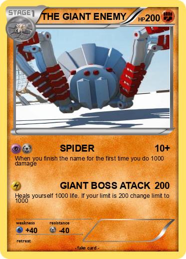 Pokemon THE GIANT ENEMY