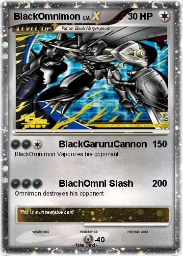 Pokemon BlackOmnimon