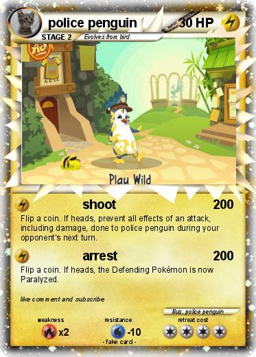 Pokemon police penguin