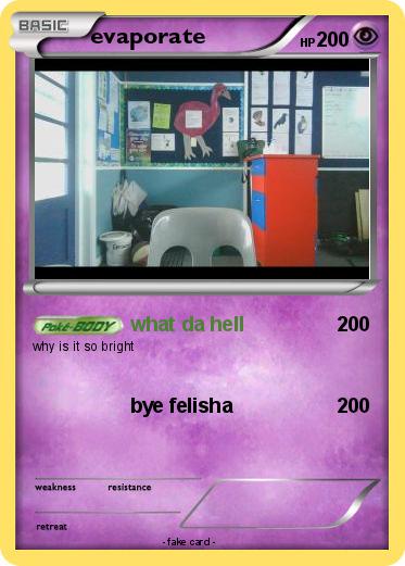 Pokemon evaporate