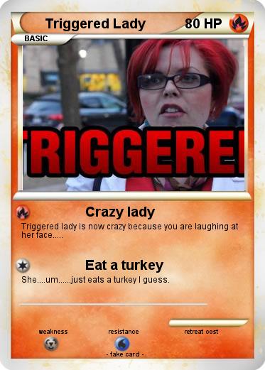 Pokemon Triggered Lady