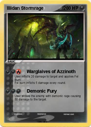 Pokemon Illidan Stormrage