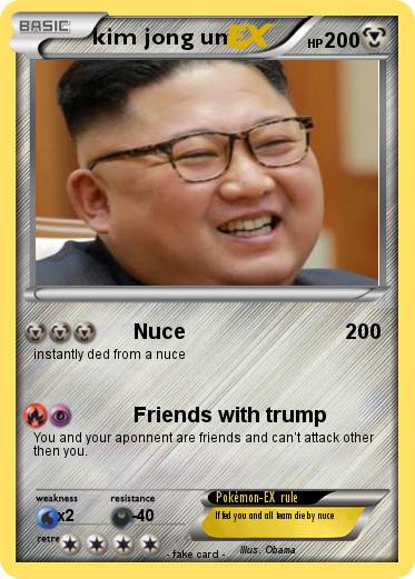 Pokemon kim jong un