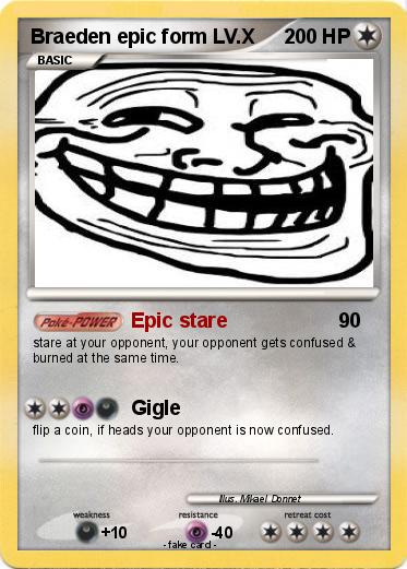 Pokemon Braeden epic form LV.X