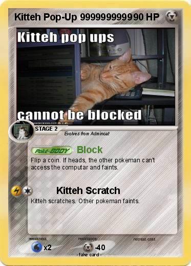 Pokemon Kitteh Pop-Up 9999999999