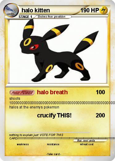 Pokemon halo kitten