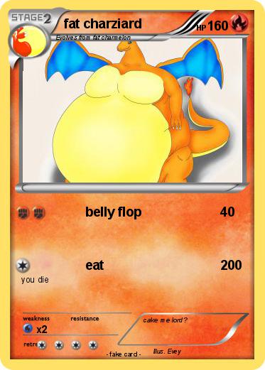 Pokemon fat charziard
