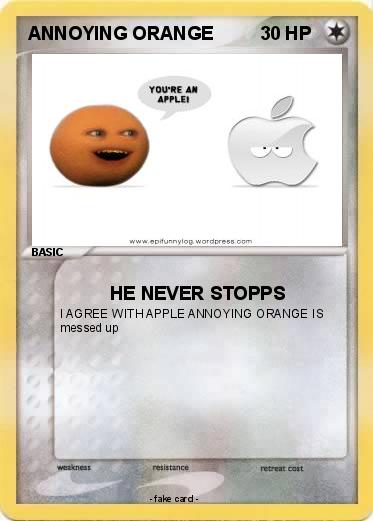 Pokemon ANNOYING ORANGE