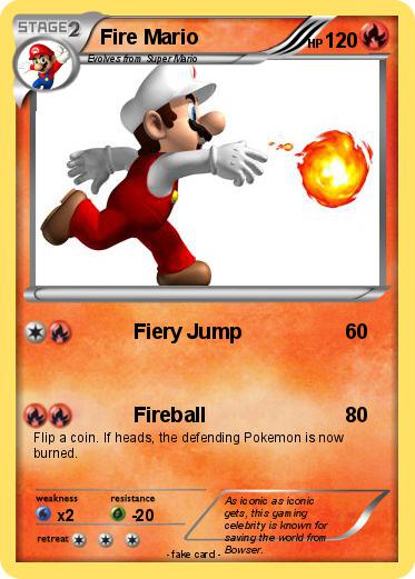 Pokemon Fire Mario