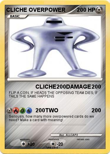 Pokemon CLICHE OVERPOWER