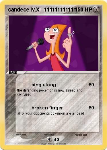 Pokemon candece lv.X   111111111111            