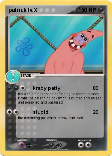 Pokemon patrick lv.X