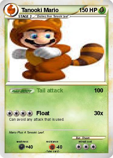 Pokemon Tanooki Mario