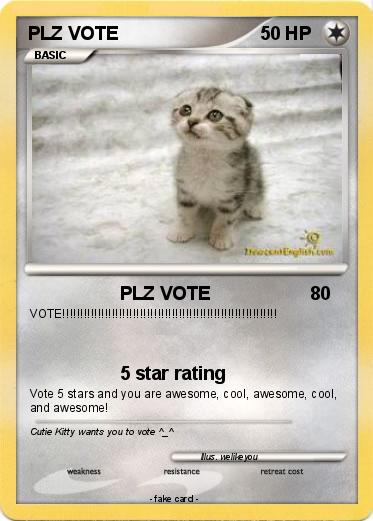 Pokemon PLZ VOTE