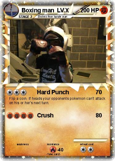 Pokemon Boxing man  LV.X