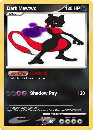 Pokemon Dark Mewtwo
