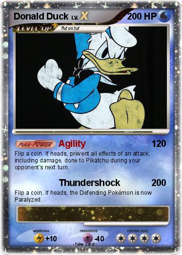 Pokemon Donald Duck
