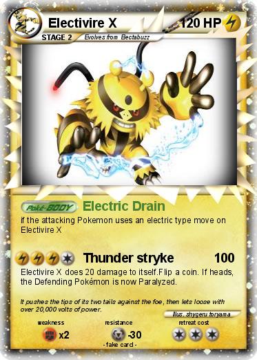 Pokemon Electivire X