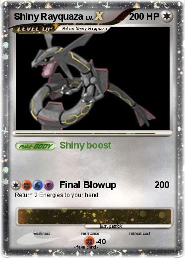 Pokemon Shiny Rayquaza