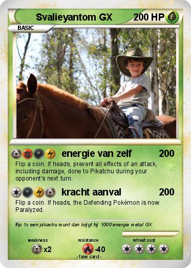 Pokemon Svalieyantom GX