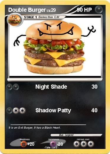 Pokemon Double Burger