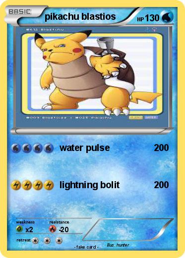 Pokemon pikachu blastios