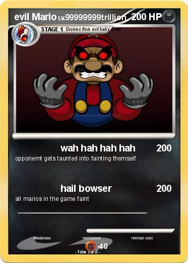 Pokemon evil Mario