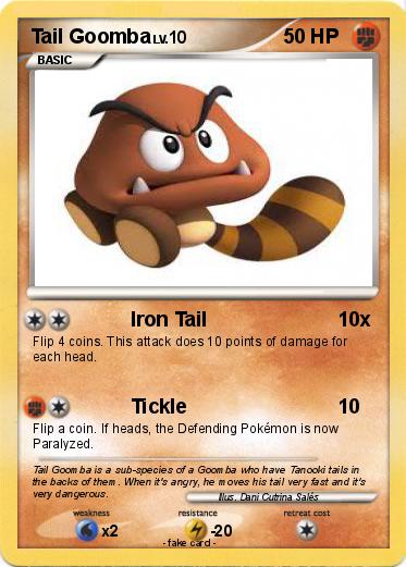 Pokemon Tail Goomba