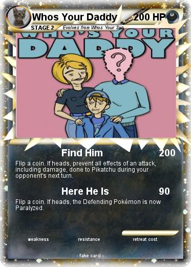 Pokemon Whos Your Daddy
