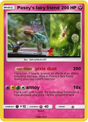 Pokemon Posey's fairy friend