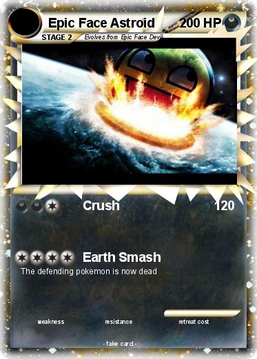 Pokemon Epic Face Astroid