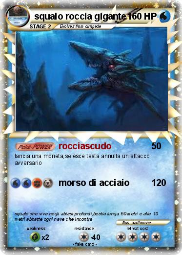 Pokemon squalo roccia gigante