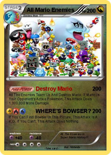 Pokemon All Mario Enemies