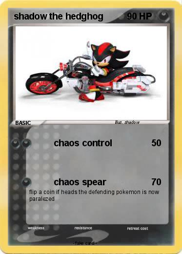 Pokemon shadow the hedghog