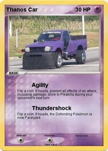 Pokemon Thanos Car