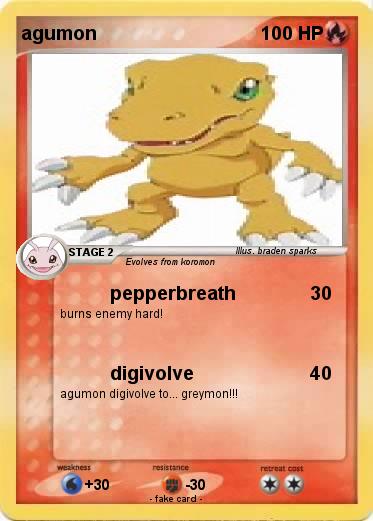 Pokemon agumon