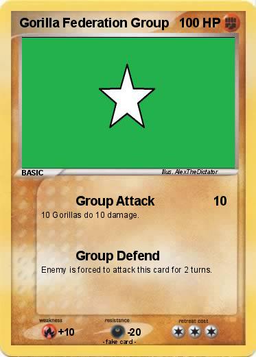 Pokemon Gorilla Federation Group