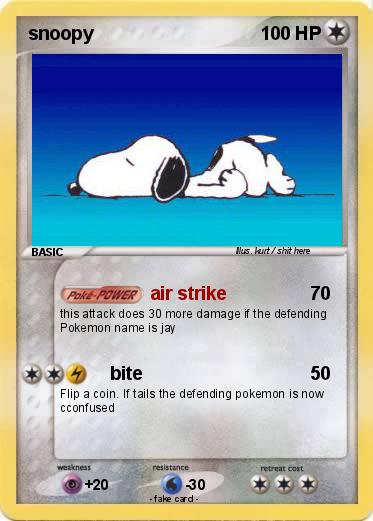 Pokemon snoopy