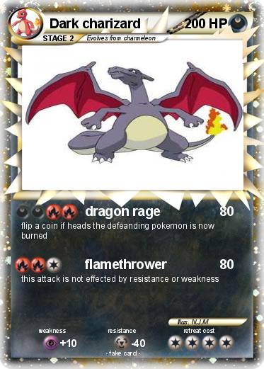 Pokemon Dark charizard