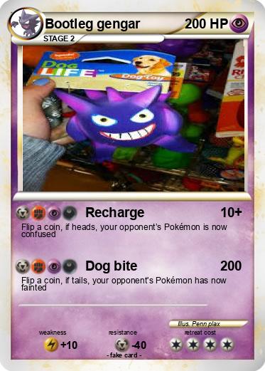 Pokemon Bootleg gengar
