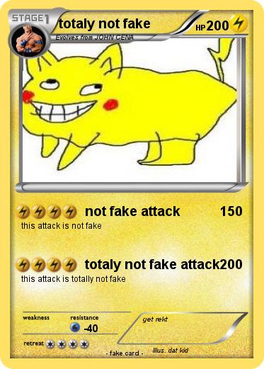 Pokemon totaly not fake
