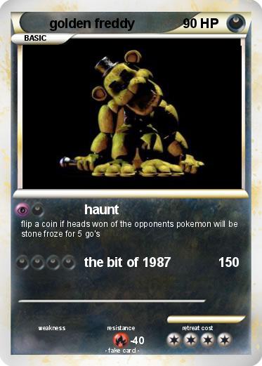 Pokemon golden freddy