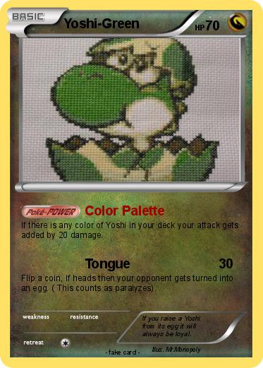 Pokemon Yoshi-Green