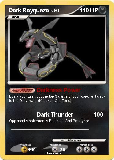 Pokemon Dark Rayquaza