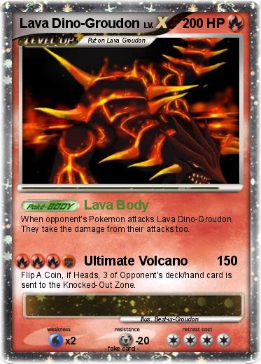 Pokemon Lava Dino-Groudon